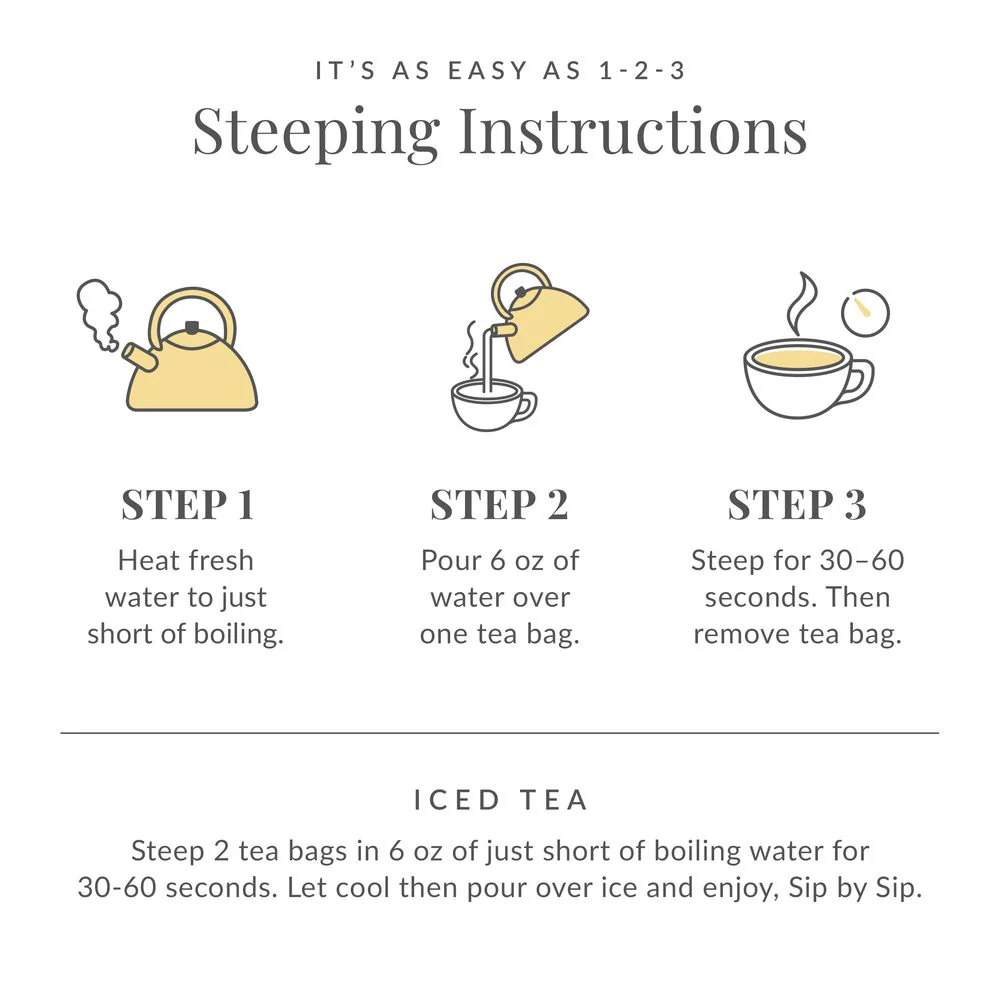 Emperor's 100% White Tea Bags - Image 6